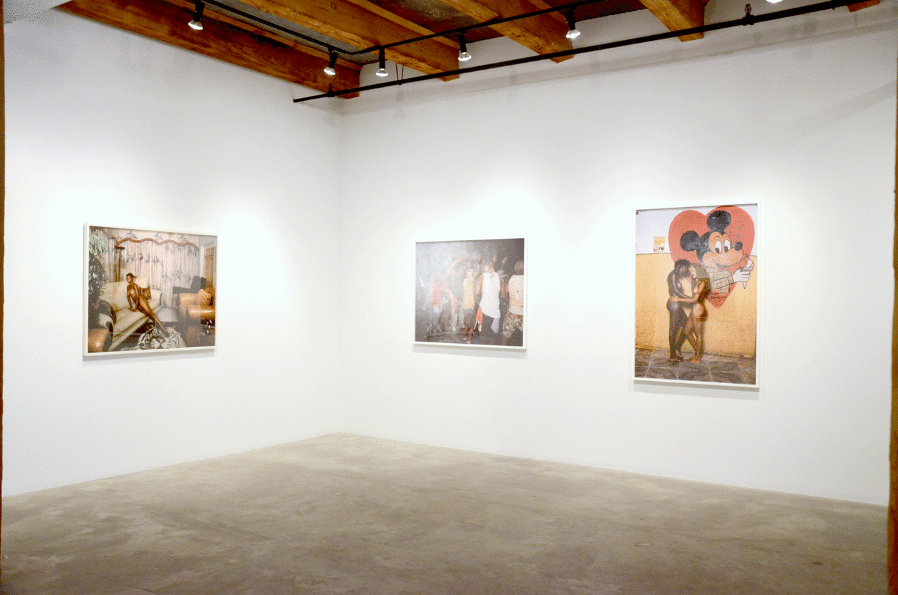 Installation view at Rhona Hoffman Gallery, Deana Lawson, Mother Tongue, 2014