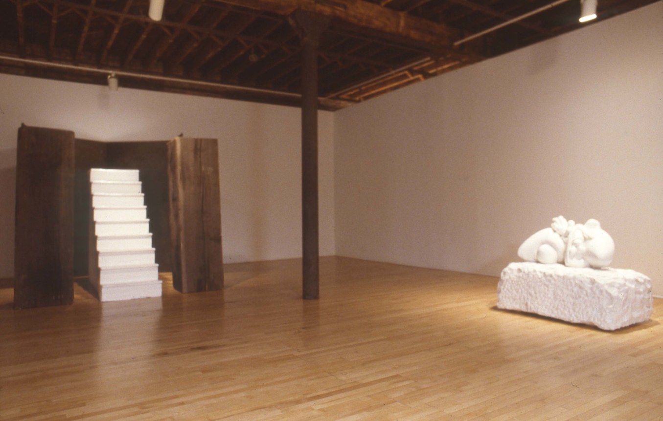 Installation view at Rhona Hoffman Gallery, Louise Bourgeois, 1989.