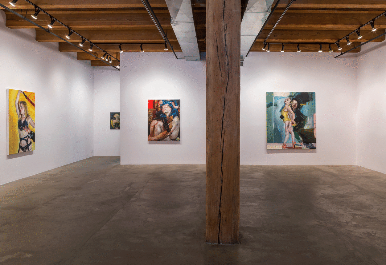 Installation view at Rhona Hoffman Gallery/Natalie Frank/Dancers and Dominas/2017