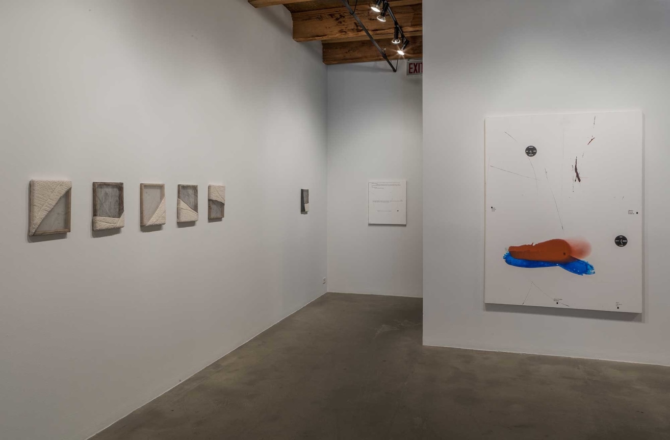 Installation view at Rhona Hoffman Gallery/Martha Tuttle/Cimarron/2017