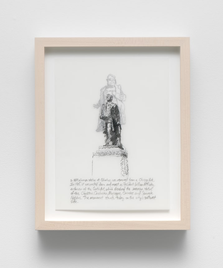 Monuments in Spolia 4, 2022, Pencil on vellum