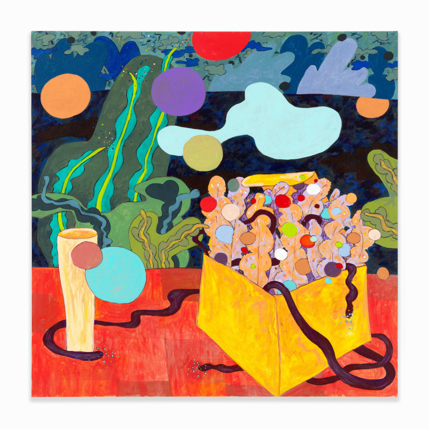 Gladys Nilsson, Still Scape, 2019, Acrylic on canvas