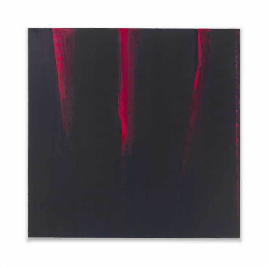 Amanda Williams.&nbsp;What black is this you say?&mdash;&ldquo;You&rsquo;re not African-American, you&rsquo;re black&rdquo;&mdash;black (08.20.20),&nbsp;2020. Oil on linen stretched over panel, 60 x 60 inches.&nbsp;