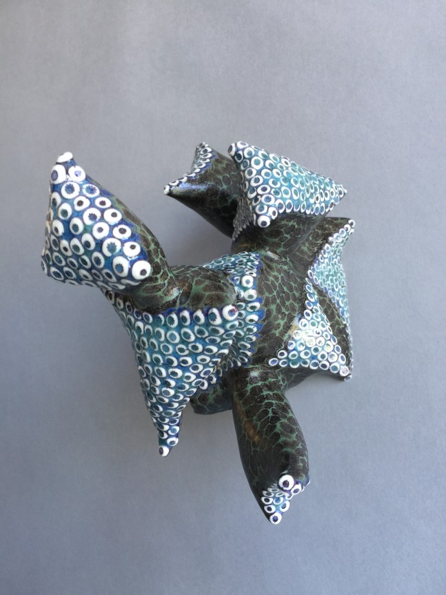 Chris Garofalo.&nbsp;corallimycorrhizae,&nbsp;2012. Glazed porcelain, 7 x7 x 5 inches.&nbsp;