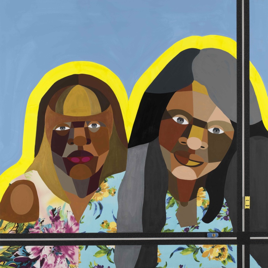 Derrick Adams, Figure in the Urban, 2019