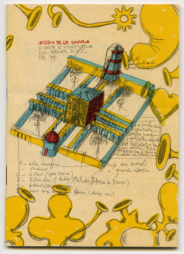 Installation view at Rhona Hoffman Gallery, Aldo Rossi, 1991.