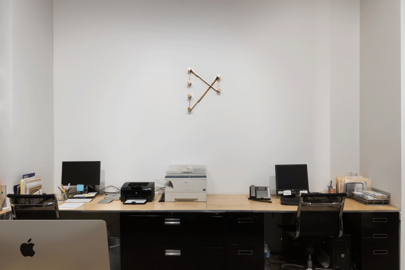 Installation view at Rhona Hoffman Gallery, Richard Rezac, Signal, 2014, Photo: Robert Heishman