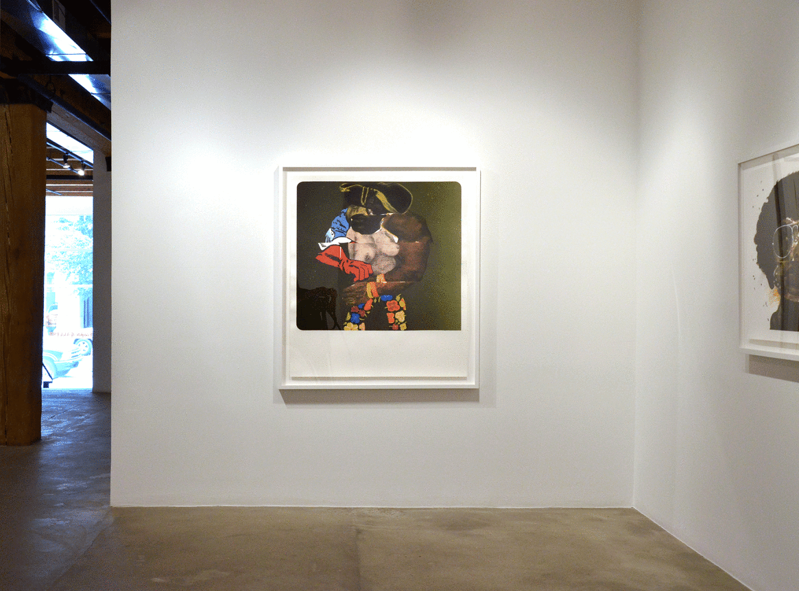 Installation view at Rhona Hoffman Gallery/Nathaniel Mary Quinn/Back and Forth/2015