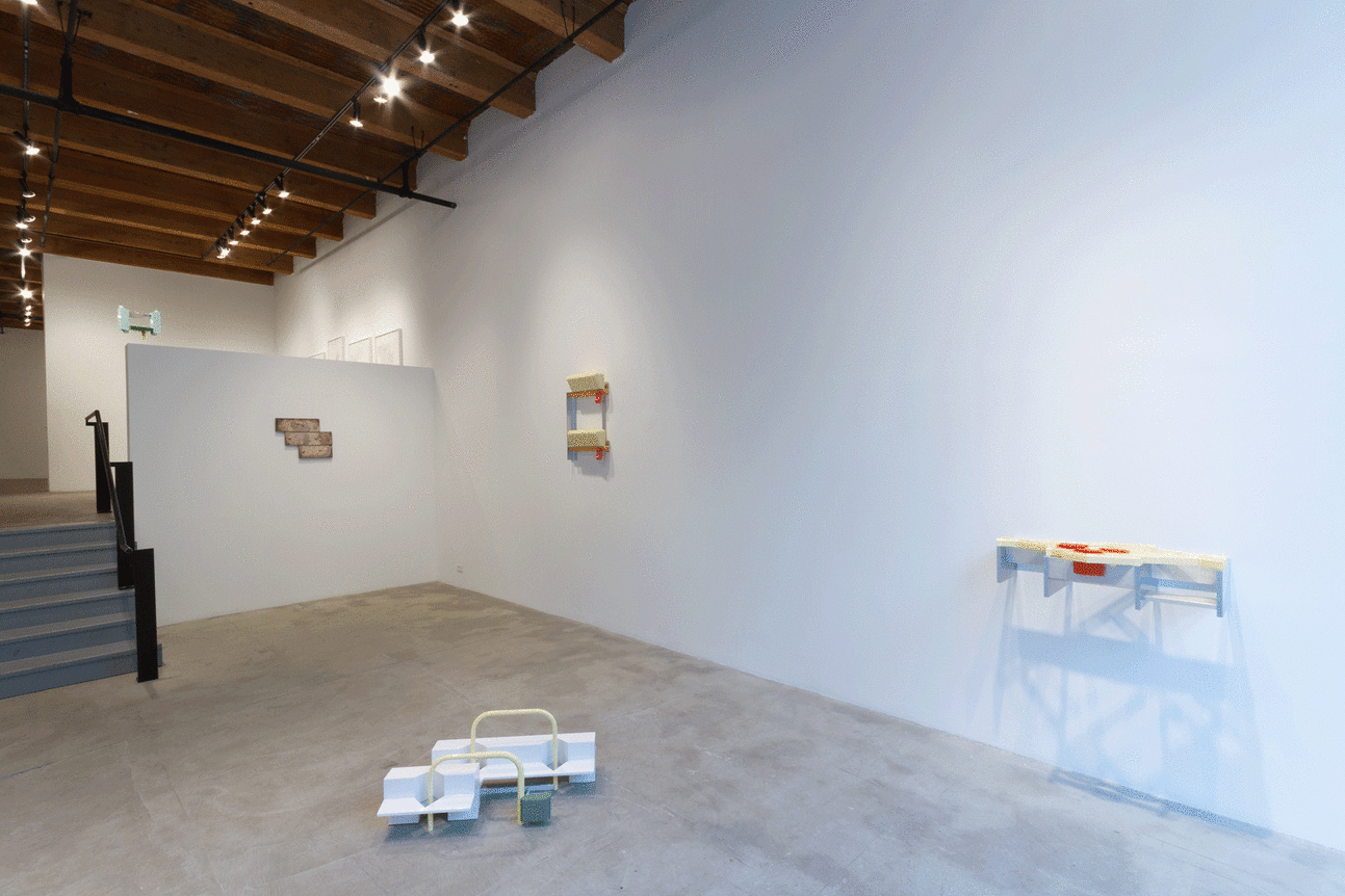 Installation view at Rhona Hoffman Gallery, Richard Rezac, Signal, 2014, Photo: Robert Heishman