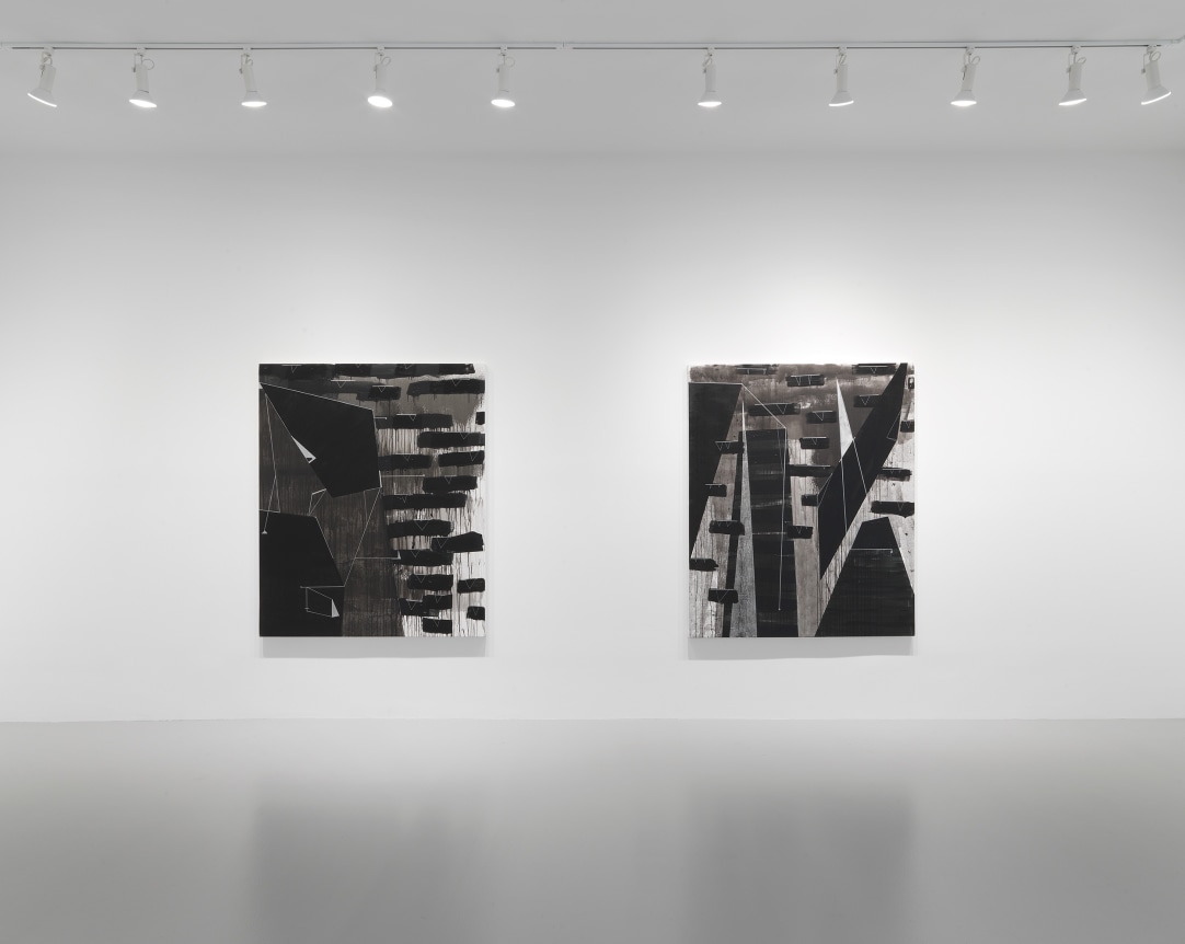 Installation view at Rhona Hoffman Gallery/Torkwase Dyson/James Samuel Madison/2018