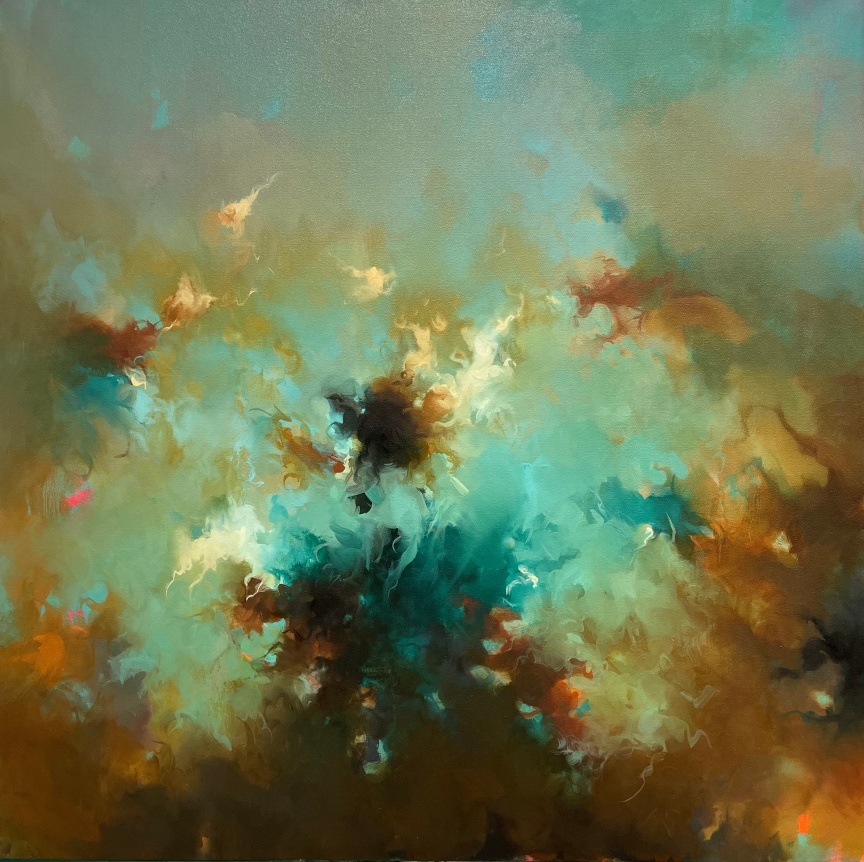 Swarming, 2023, Oil on canvas