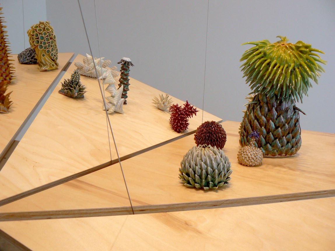 Installation view at Rhona Hoffman Gallery, Chris Garofalo, Aquibotanous Zoolatry, 2010