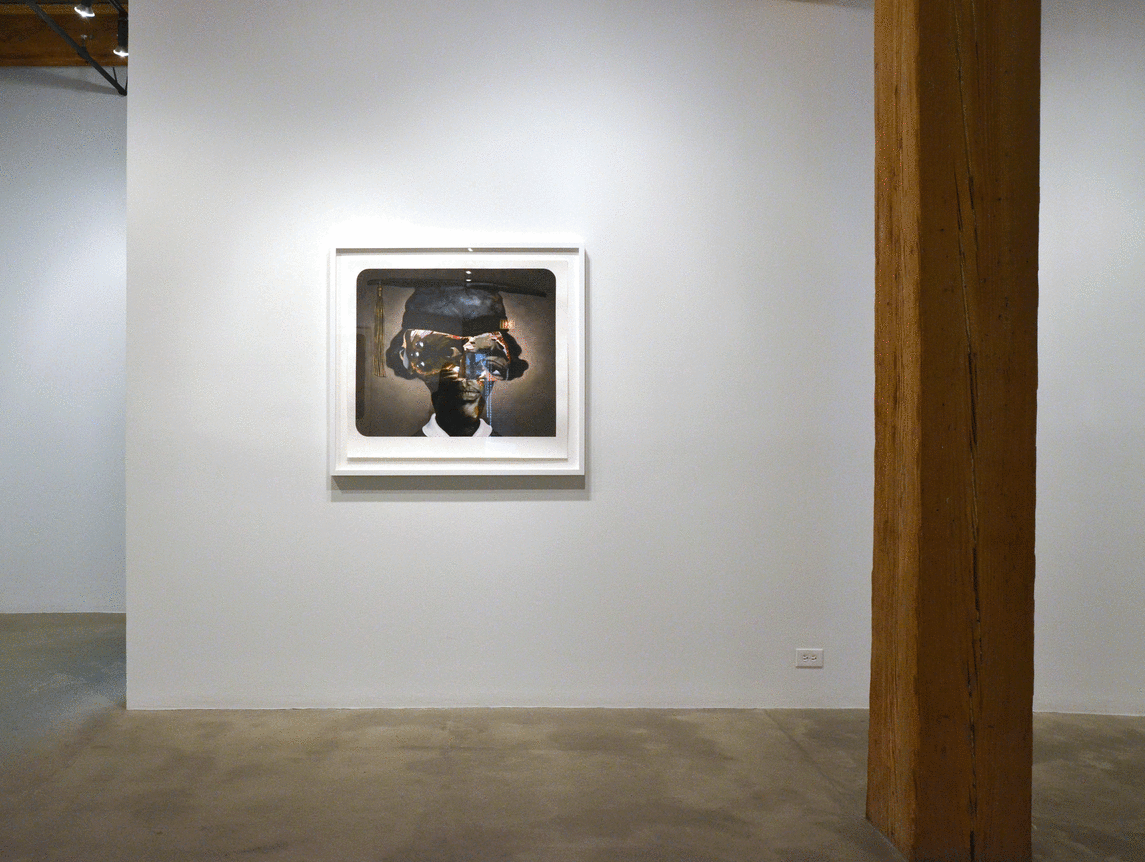 Installation view at Rhona Hoffman Gallery/Nathaniel Mary Quinn/Back and Forth/2015