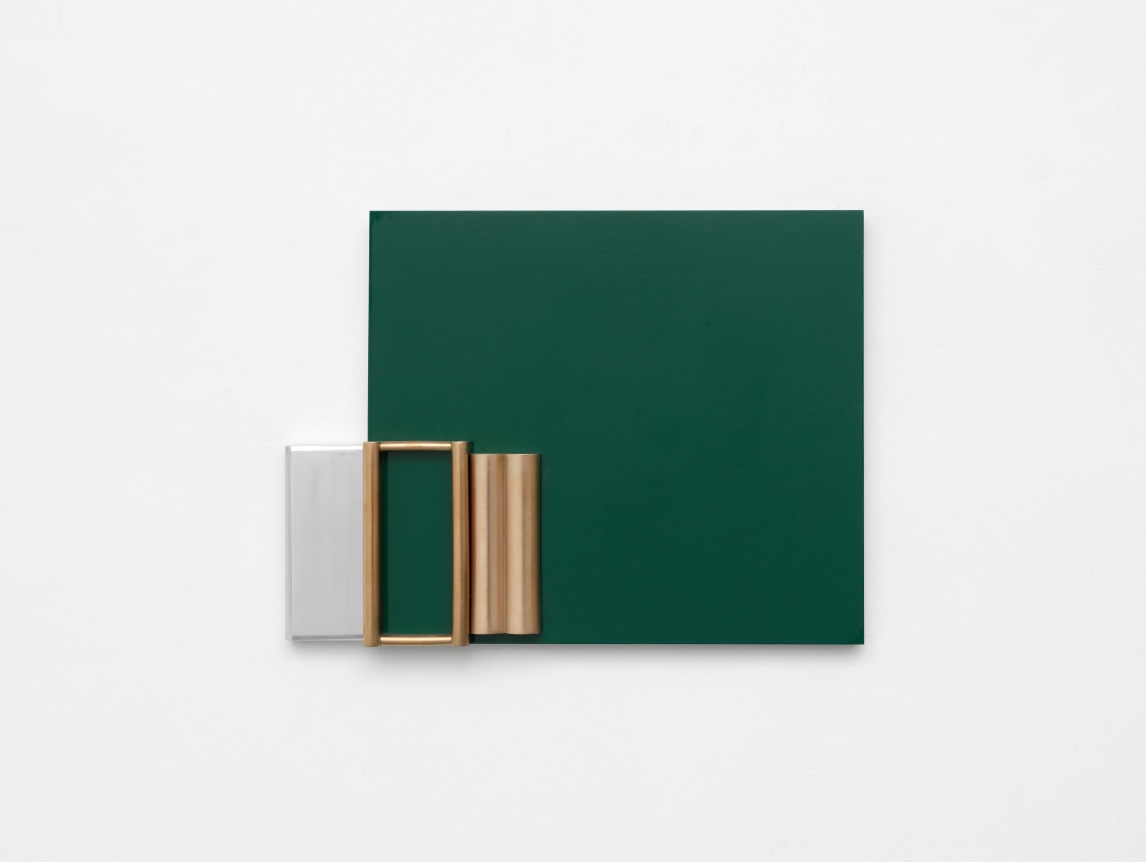 Untitled (23-11), 2023, Cast bronze, aluminum and painted wood