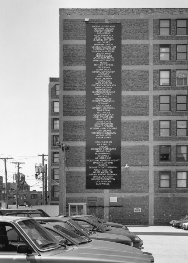 Installation view at Rhona Hoffman Gallery, Adam Brooks, 1994.
