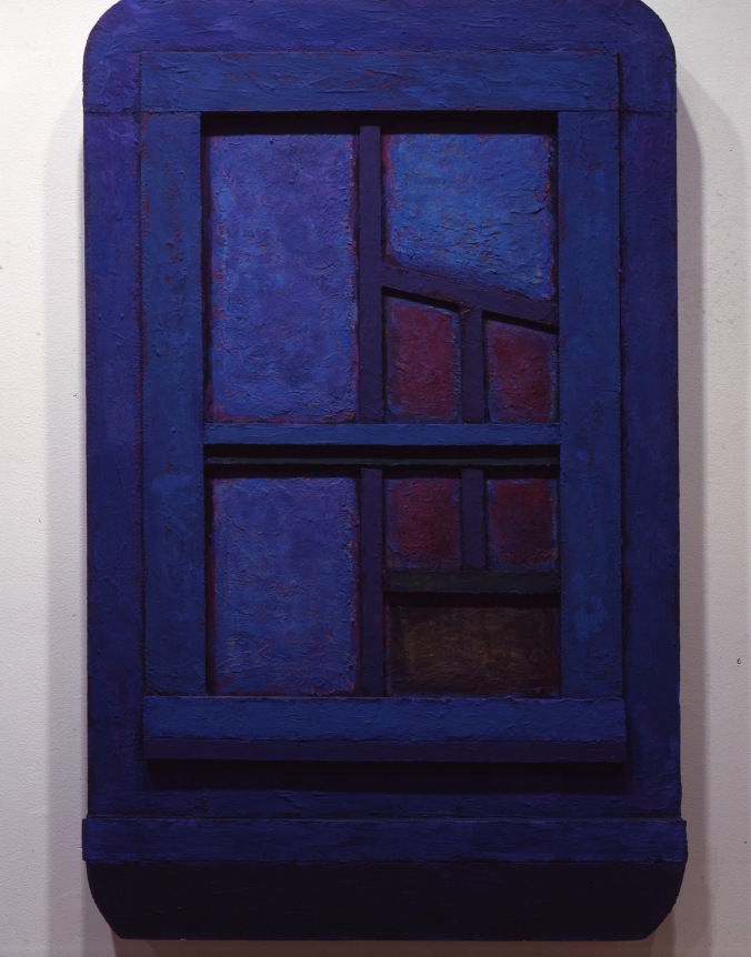 Installation view at Rhona Hoffman Gallery, Ralph Humphrey, Paintings, 1984