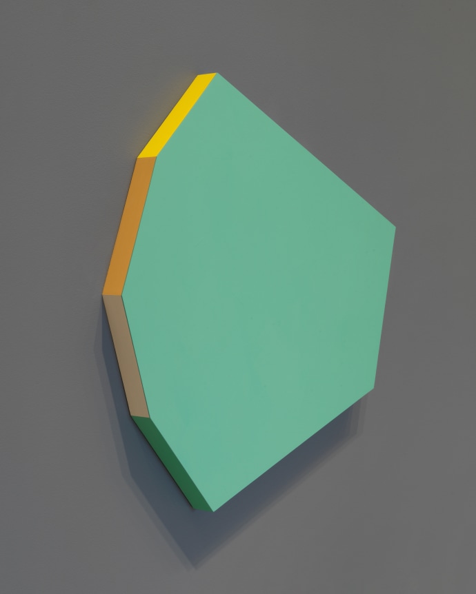 La Grande Jatte (Knitting), 2023, Acrylic on birch plywood panel