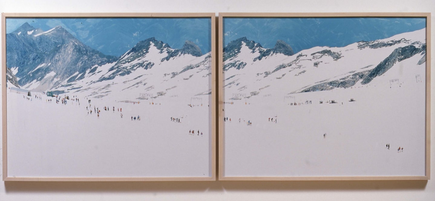 Installation view at Rhona Hoffman Gallery, Walter Niedermayer, 2000.