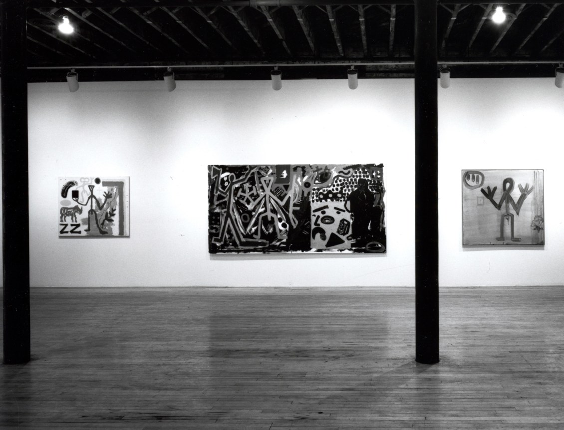 Installation view at Rhona Hoffman Gallery, 1984
