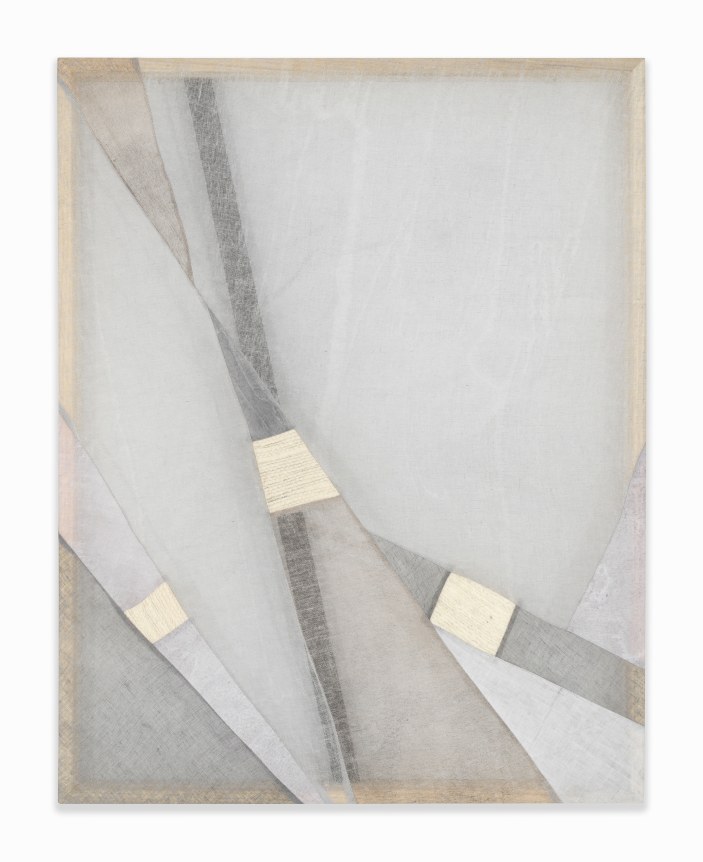 Martha Tuttle.&nbsp;Arrangement 4,&nbsp;2019.&nbsp; Wool, linen, pigment, 32 x 25 inches.&nbsp;&nbsp;