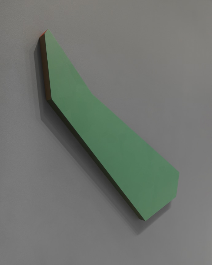 La Grande Jatte (Grass in the shade), 2023, Acrylic on birch plywood panel