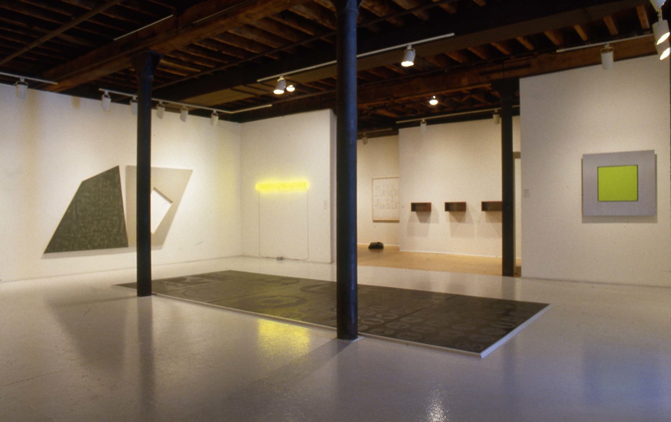 Installation view at Rhona Hoffman Gallery, 15th Anniversary Exhibition, 1992.