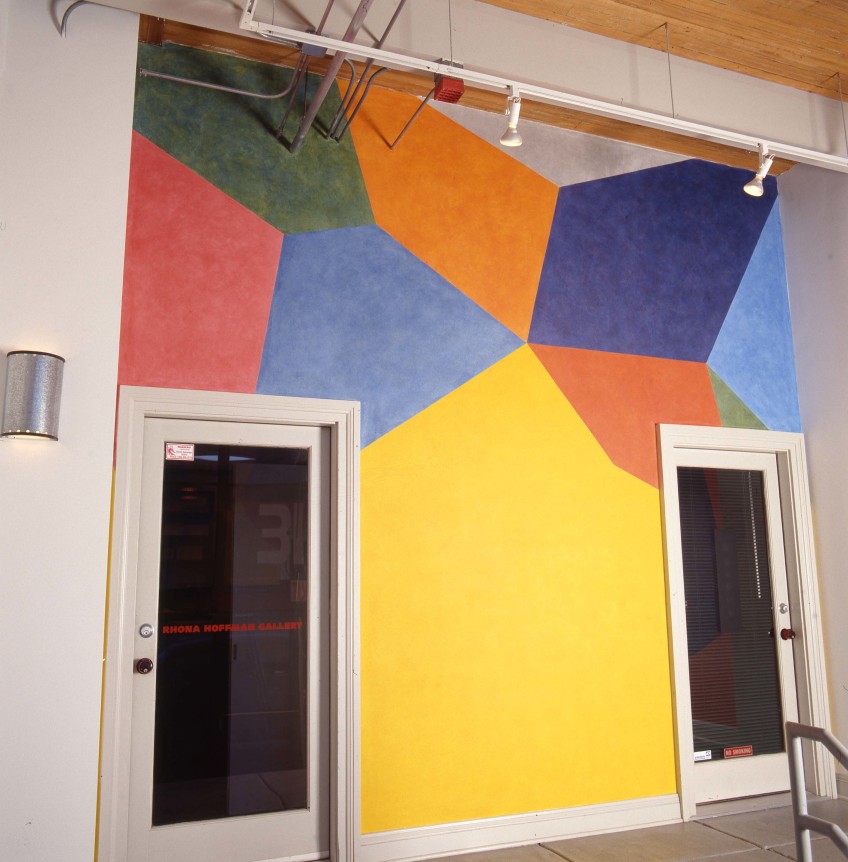 Installation view at Rhona Hoffman Gallery, Sol LeWitt, 1997.