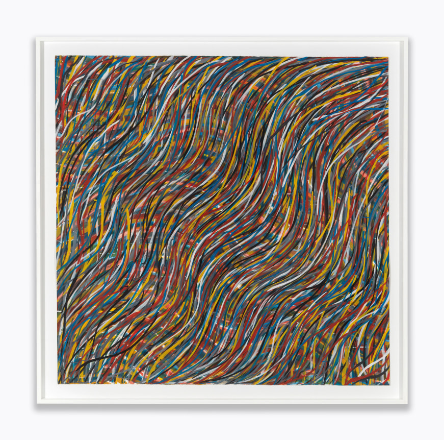 SOL LEWITT, Wavy Brushstrokes, 1995