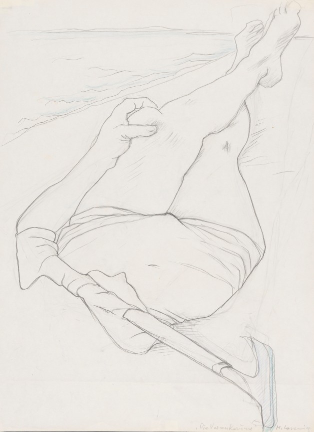 Maria Lassnig, Die&nbsp;Verankerung, 1972