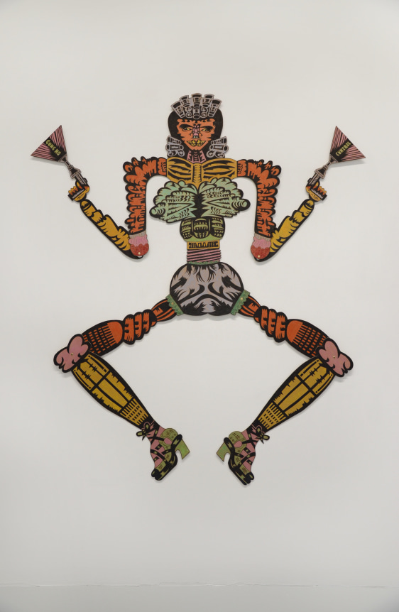 Karl Wirsum, Gung-Ho Cuntrol, 1970. Ink and crayon on cardboard, dimensions variable.