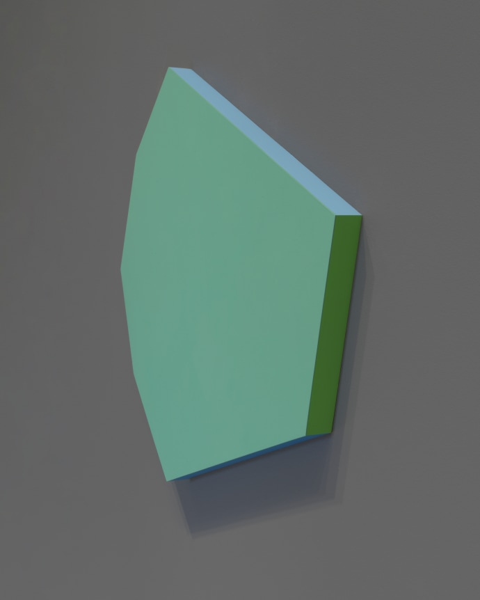 La Grande Jatte (Knitting), 2023, Acrylic on birch plywood panel