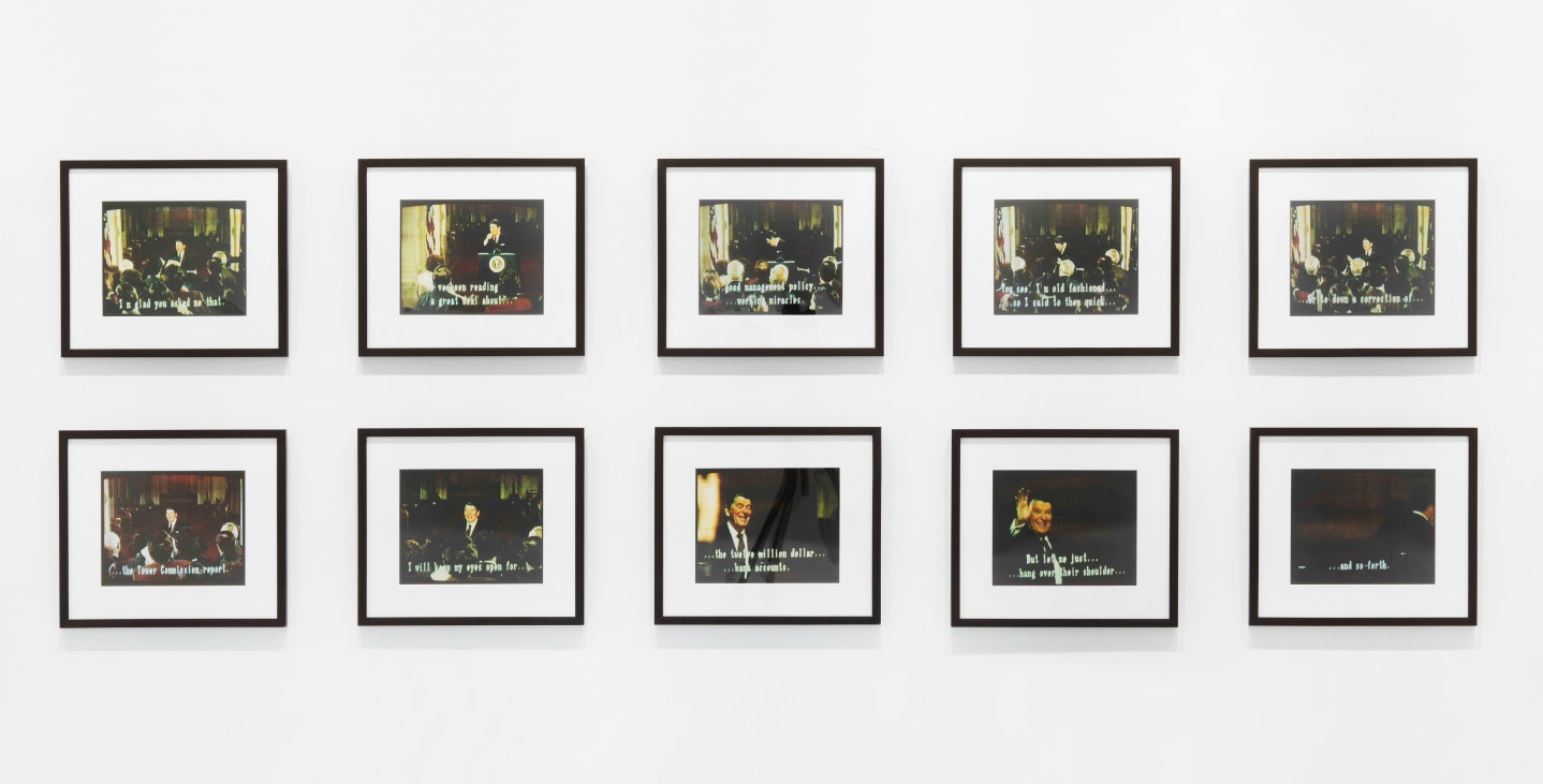 Robert Heinecken/Mr. President... Mr. President... C, Set #1/1987/Silver-dye bleach prints/Set of 10