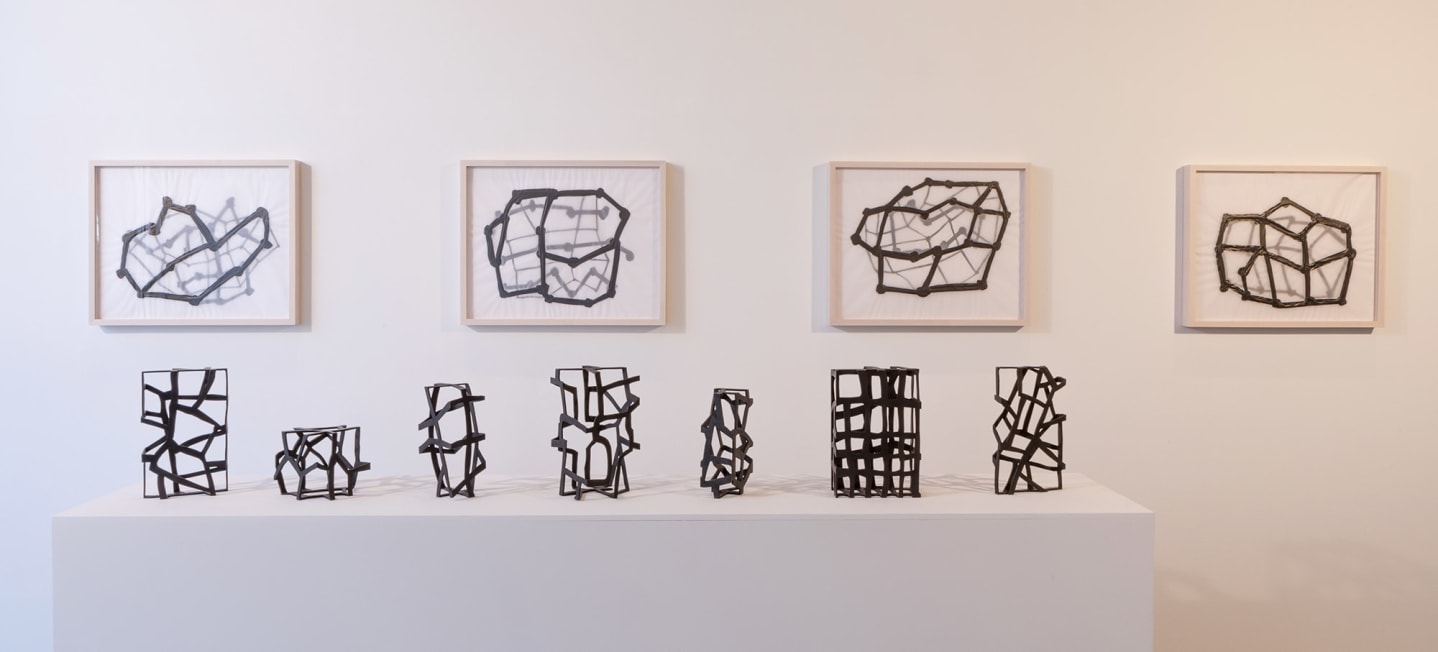 Installation view at Rhona Hoffman Gallery/Susan Hefuna/Cityscapes/2017