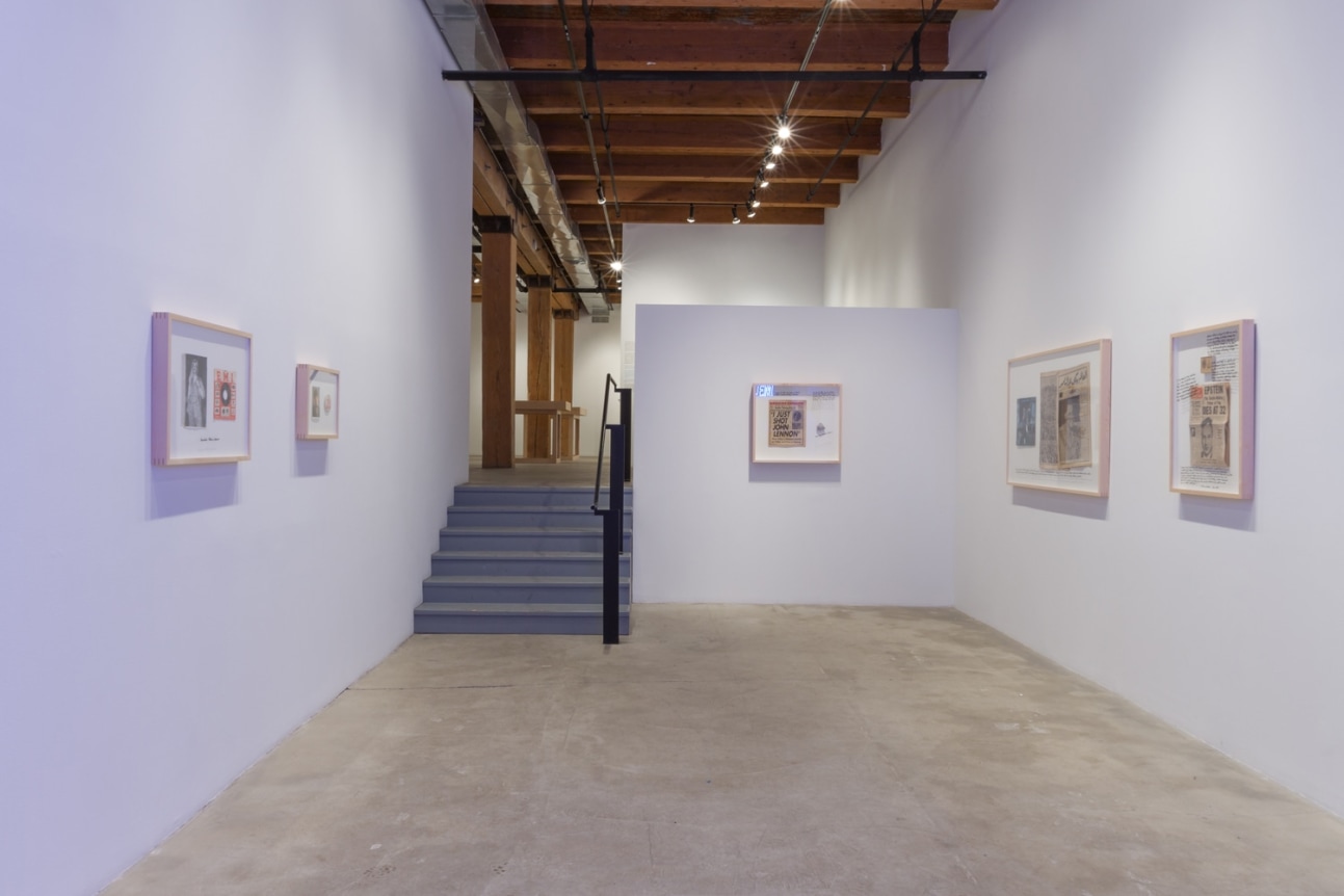 Installation view at Rhona Hoffman Gallery, Michael Rakowitz, The Breakup, 2014