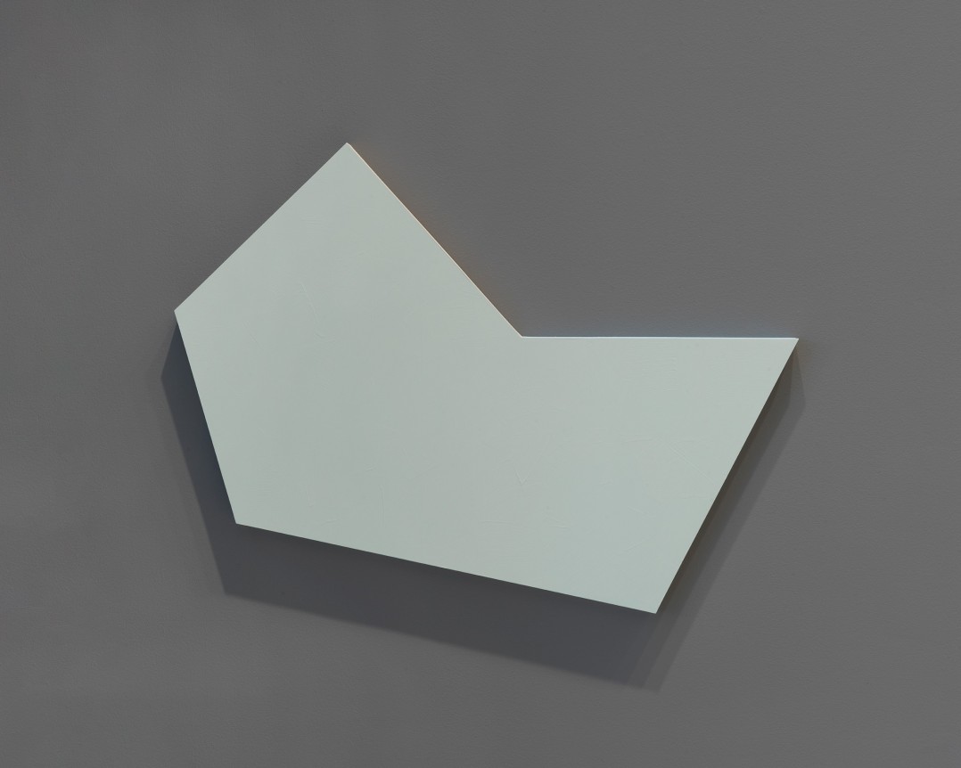 La Grande Jatte (River, reflection of sailboat), 2023, Acrylic on birch plywood panel