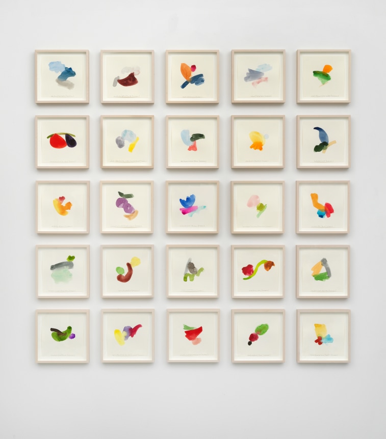 Color Notes (Summer), I, 2020, Watercolor on paper