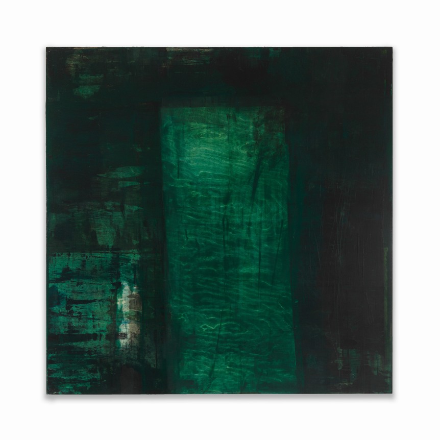 What black is this you say?&mdash;&ldquo;You thought getting Obama elected meant you could take a break from blackness&rdquo;&mdash;black (08.09.20),&nbsp;2020, Oil, mixed media on wood panel