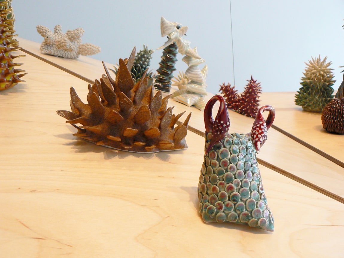 Installation view at Rhona Hoffman Gallery, Chris Garofalo, Aquibotanous Zoolatry, 2010