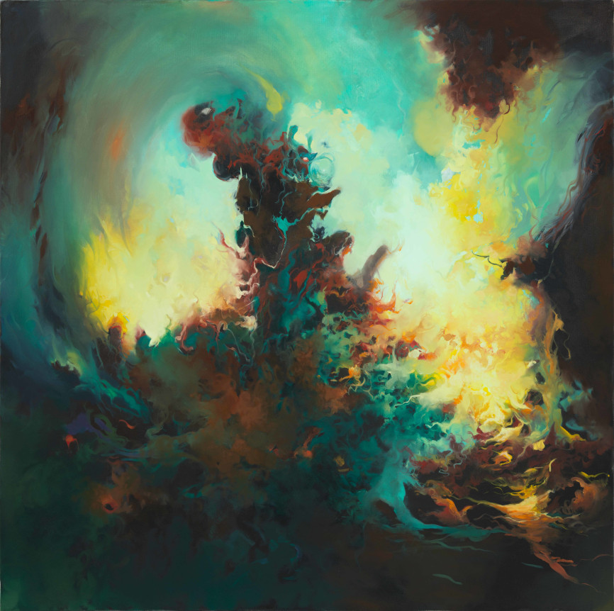 Eruption, 2023, Oil on canvas