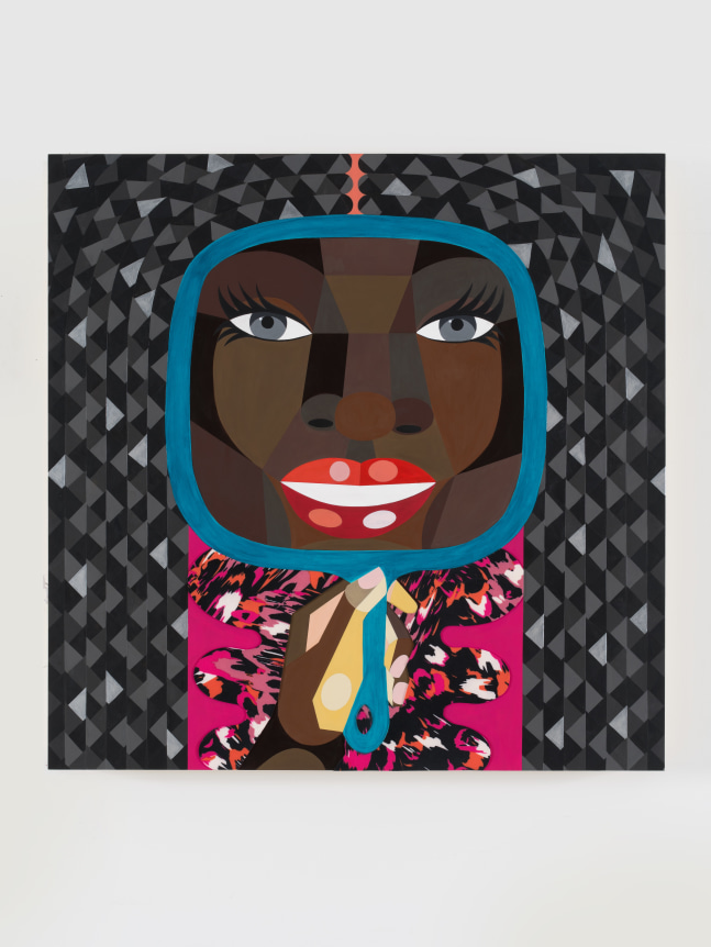 Derrick Adams, Black Mirror, 2023