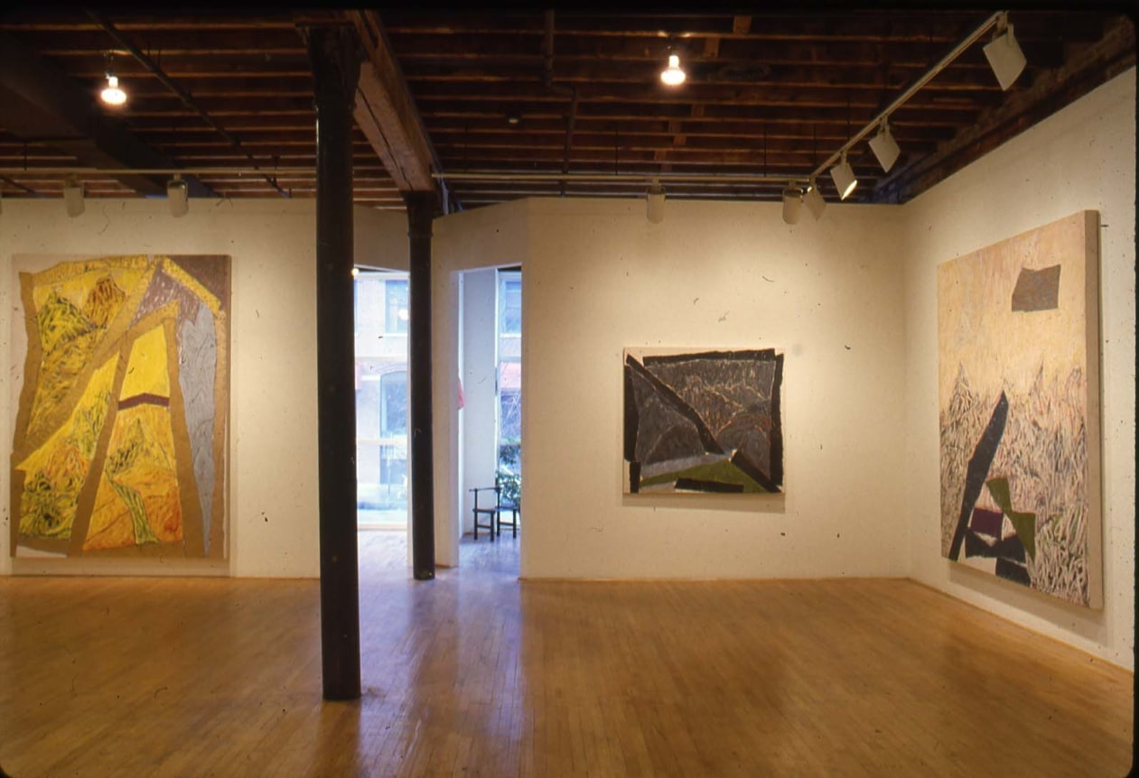 Installation view at Rhona Hoffman Gallery, Michael Goldberg and Lynn Umlauf, Painting, 1983