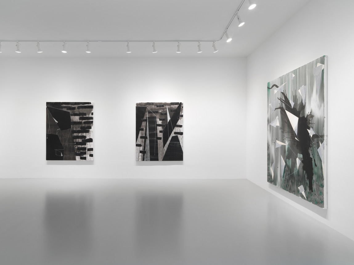 Installation view at Rhona Hoffman Gallery/Torkwase Dyson/James Samuel Madison/2018