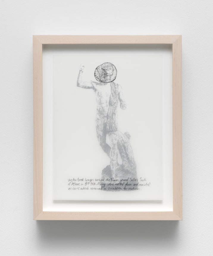 Monuments in Spolia 3, 2022, Pencil on vellum