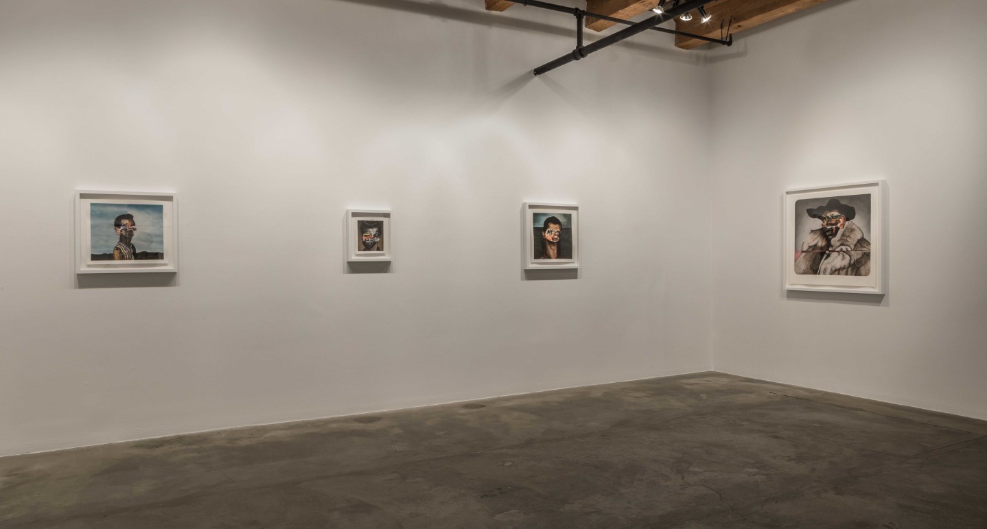 Installation view at Rhona Hoffman Gallery/Nathaniel Mary Quinn/Nothing's Funny/2017