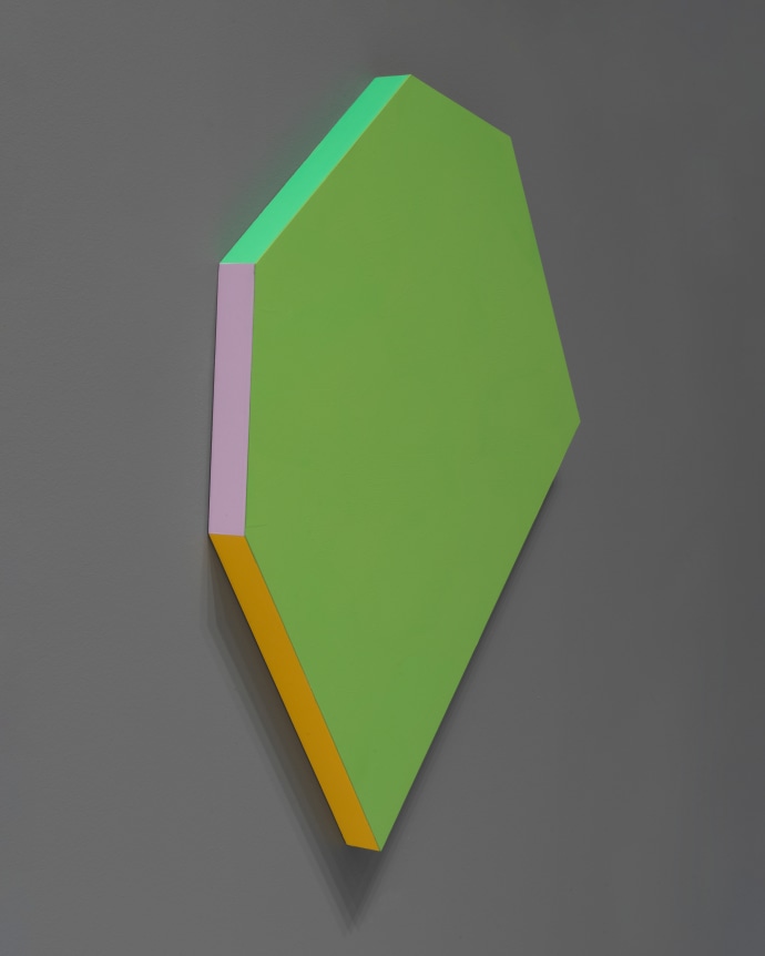 La Grande Jatte (Tree Leaves), 2023, Acrylic on birch plywood panel