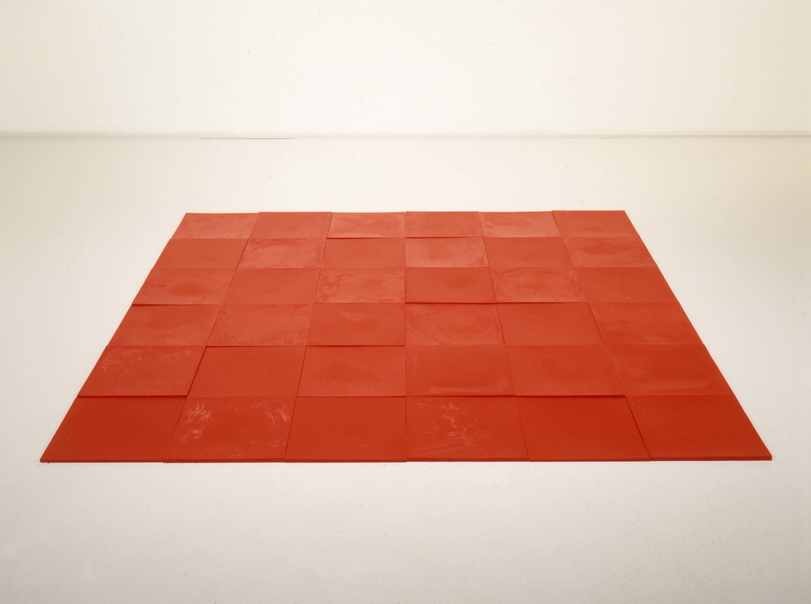 Installation view at Rhona Hoffman Gallery, Rachel Lachowicz, 1993.