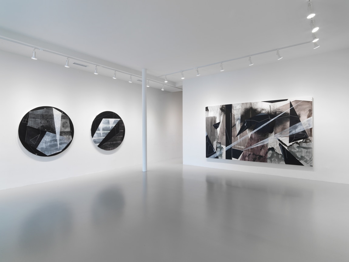 Installation view at Rhona Hoffman Gallery/Torkwase Dyson/James Samuel Madison/2018