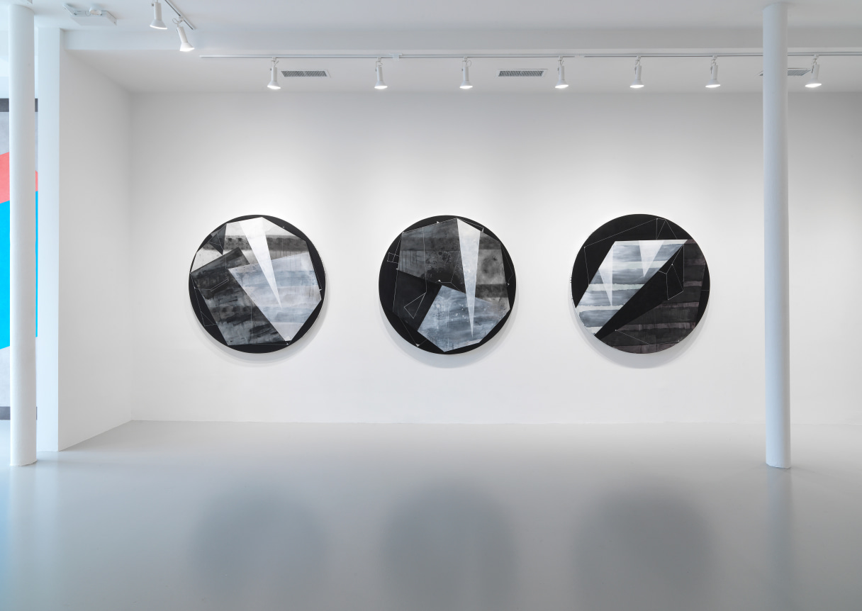 Installation view at Rhona Hoffman Gallery/Torkwase Dyson/James Samuel Madison/2018