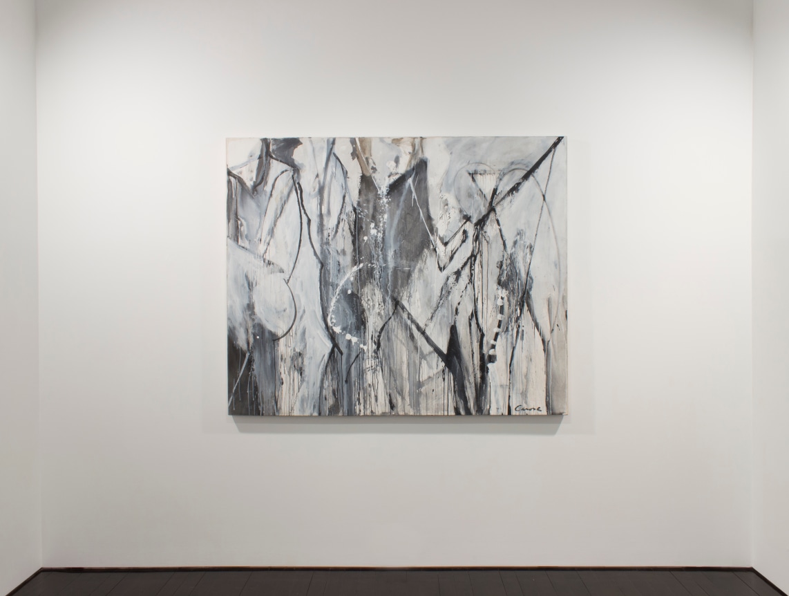 nicolas carone black and white abstract