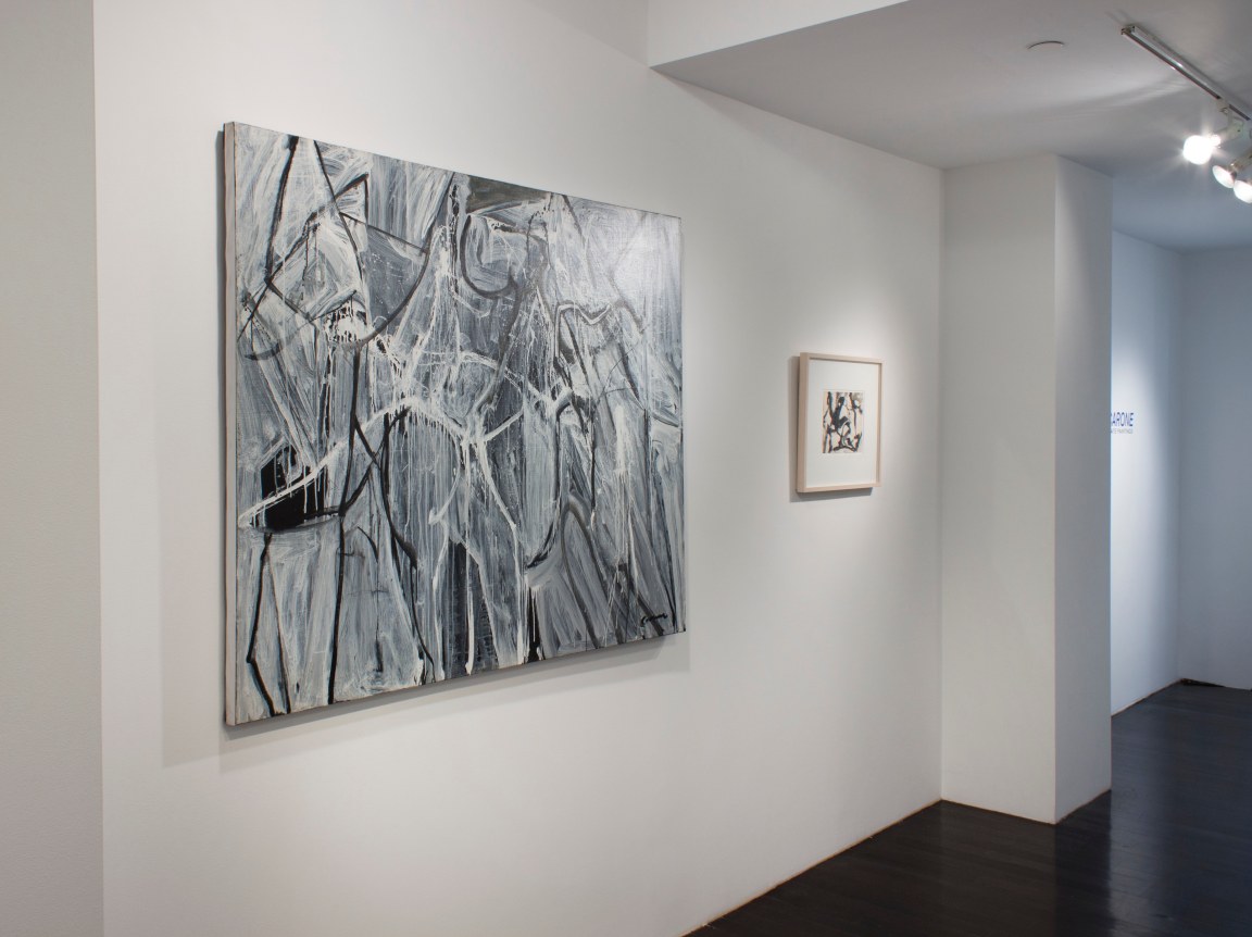 nicolas carone black and white abstract